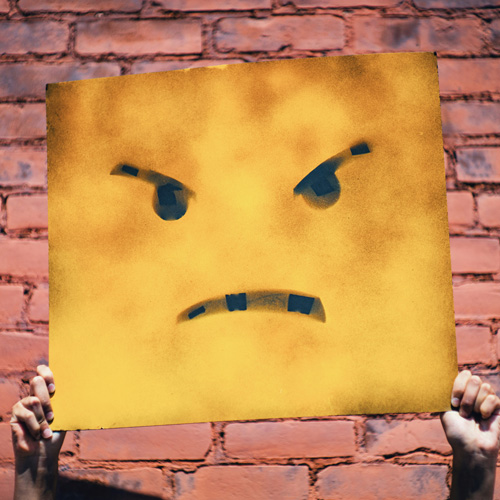 Émoji de pas content